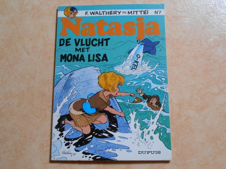 Natasja 7 De vlucht met Mona Lisa 1979 1 ste druk, Boeken, Stripboeken, Gelezen, Eén stripboek, Ophalen of Verzenden
