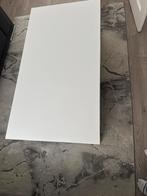 Hoogglans Witte Salontafel, Ophalen, Kunststof, 100 tot 150 cm, 50 tot 100 cm
