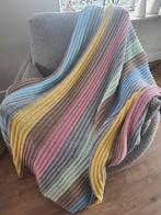 Handgemaakte Gehaakte Deken - Kleurrijk!, Huis en Inrichting, Woonaccessoires | Plaids en Woondekens, Ophalen of Verzenden, Nieuw