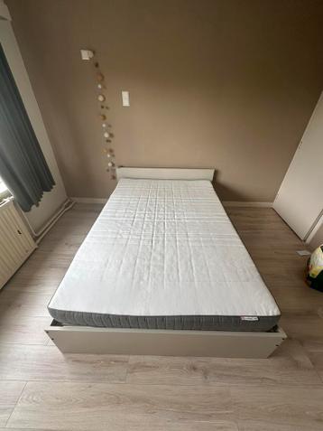Bedframe met Matras + Lattenbodems *VANDAAG OPHALEN* - afbeelding 2