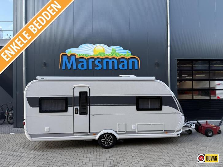 Hobby De Luxe 540 UL, Caravans en Kamperen, Caravans, tot en met 4, 1250 - 1500 kg, Rondzit, Hobby, 2 aparte bedden, Overige typen