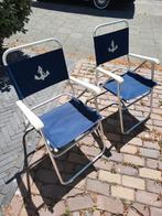 Campingstoelen (2 st.), Caravans en Kamperen, Ophalen, Gebruikt, Campingstoel