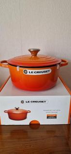 Le Creuset signature nieuwe 24 cm gietijzer braadpan, Gietijzer, Nieuw, Ophalen of Verzenden, Keramische plaat