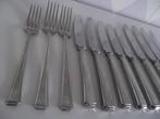 12 vintage ART DECO bestek Harley Sheffield 18-8 Eng 1930 ps, Antiek en Kunst, Antiek | Bestek, Ophalen of Verzenden