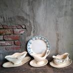 Oude juskom de Gien saucière Louis XV schaal Andrée *Etage3*, Gebruikt, ., Ophalen of Verzenden, .