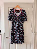 Tante Betsy Jurk XXL Vogelprint, Kleding | Dames, Zwart, Maat 46/48 (XL) of groter, Ophalen of Verzenden, Zo goed als nieuw