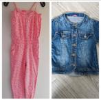 Super gave set jumpsuit met spijkerjasje maat 122-128, Ophalen of Verzenden, Zo goed als nieuw, Maat 34 (XS) of kleiner, Blauw