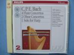 C.P.E.Bach, fluit- en hoboconcerten, Nicolet, Holliger, Ophalen of Verzenden, Classicisme, Zo goed als nieuw, Orkest of Ballet