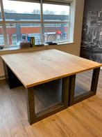 Massief eiken bureau/eettafel, Huis en Inrichting, Bureaus, Nieuw, Ophalen of Verzenden, Bureau