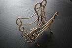 Vintage vergulde brievenhouder / servethouder Regency Style, Ophalen of Verzenden, Gebruikt