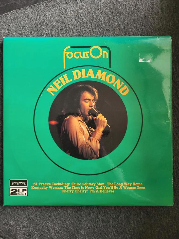 LP vinyl. Neil Diamond - Focus On, dubbel LP, Cd's en Dvd's, Vinyl | Rock, Ophalen of Verzenden