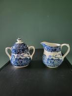 Vintage "Old Castle" set Barratts – Staffordshire, Engeland, Ophalen of Verzenden, Zo goed als nieuw, Porselein, Overige stijlen