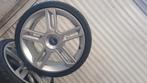 17"Originele Fiat 4x98 LM velgen+banden Panda/500/Barchetta, Auto-onderdelen, Banden en Velgen, Gebruikt, Banden en Velgen, 17 inch