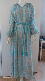 Antik batik jurk Flavi NIEUW, Maat 38/40 (M), Blauw, Nieuw, Ophalen of Verzenden