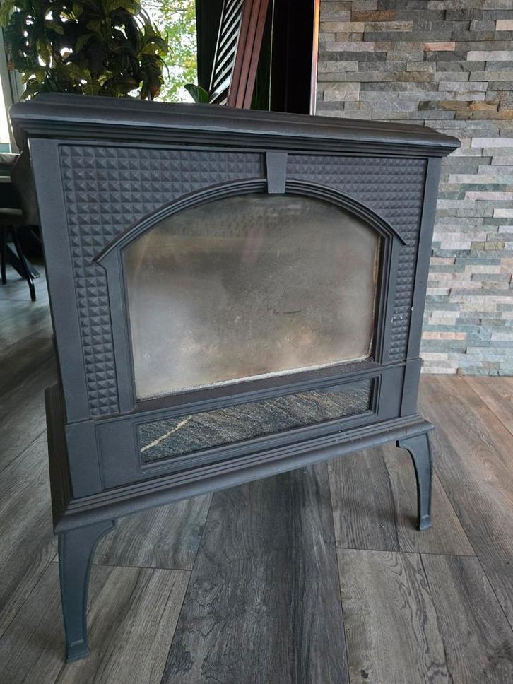 Keystone Soapstone Houtkachel - Speksteen, Huis en Inrichting, Kachels, Gebruikt, Vrijstaand, Houtkachel, Hout, Ophalen