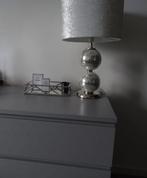 Tafellamp zilver, Huis en Inrichting, Ophalen of Verzenden, Zo goed als nieuw, Minder dan 50 cm