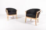 Deens design fauteuils van Hurup Mobler, Huis en Inrichting, Fauteuils, Minder dan 75 cm, Zo goed als nieuw, 50 tot 75 cm, Hout