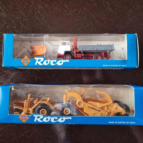 CATERPILLAR & STEYR MODELLEN, Hobby en Vrije tijd, Modelauto's | 1:87, Zo goed als nieuw, Bus of Vrachtwagen, Roco, Ophalen of Verzenden