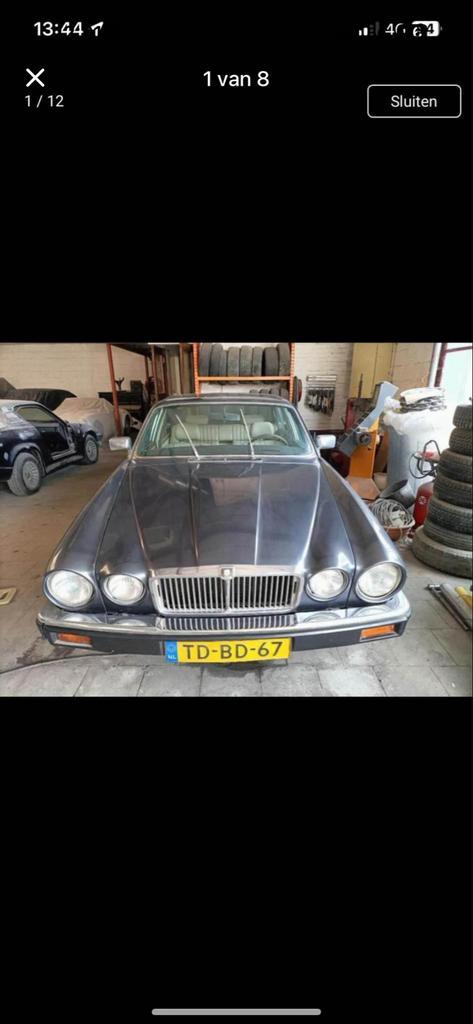 Jaguar XJ 4.2 III AUT 1980 Grijs, Auto's, Jaguar, Particulier, XJ, Benzine, Sedan, Automaat, Geïmporteerd, Zilver of Grijs, Beige