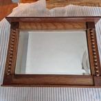 Oude spiegel met houten lijst, Huis en Inrichting, Woonaccessoires | Spiegels, Minder dan 50 cm, Gebruikt, Ophalen of Verzenden