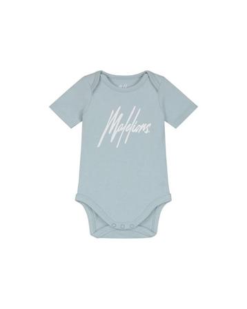 Malelions Baby Signature Short Sleeve Bodysuit beschikbaar voor biedingen