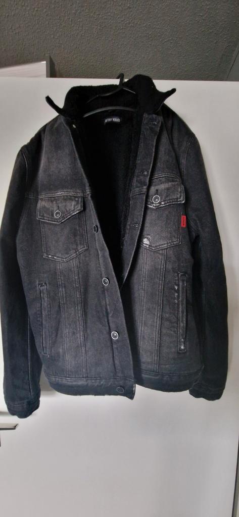 Stoer spijkerjasje met wintervoering - Antony Morato, Kleding | Heren, Jassen | Zomer, Zo goed als nieuw, Overige maten, Zwart