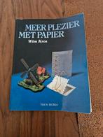 Meer Plezier met Papier - Wim Kros, Ophalen of Verzenden, Zo goed als nieuw, Scrapbooking en Knutselen, Wim Kros