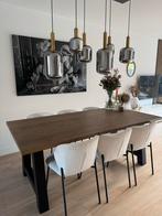 Eiken eettafel 100x200 cm, Huis en Inrichting, Tafels | Eettafels, Gebruikt, Eikenhout, 150 tot 200 cm, Rechthoekig