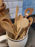 houten pollepels 8 stuks set prijs 5 euro foto 1 en 2, Huis en Inrichting, Heikant 21 Kaatsheuvel, Gebruikt, Belle Vieille Brocante