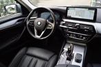 BMW 5-serie Touring 520i Business Edition Plus Autom Leder S, Te koop, Zilver of Grijs, Benzine, Gebruikt