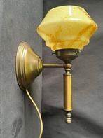 Wandlampje met marmer kapje, Ophalen of Verzenden