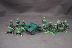 Britains Herald soldaten met kanon - TOP vintage, Antiek en Kunst, Antiek | Speelgoed, Ophalen of Verzenden