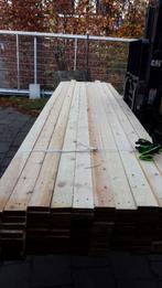 planken eenmaliggebruikt  450 x10x2,5 cm, Ophalen, 25 tot 50 mm, Grenen, Zo goed als nieuw