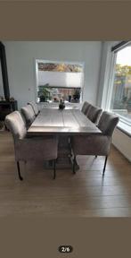 Kloostertafel eettafel stoelen salontafen, Ophalen, Zo goed als nieuw