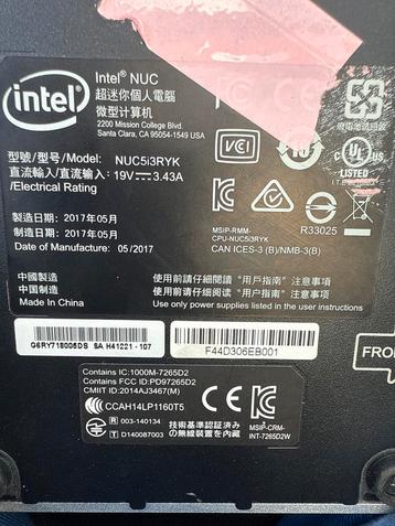 Intel NUC NUC5i3RYK Barebone - Mini PC beschikbaar voor biedingen