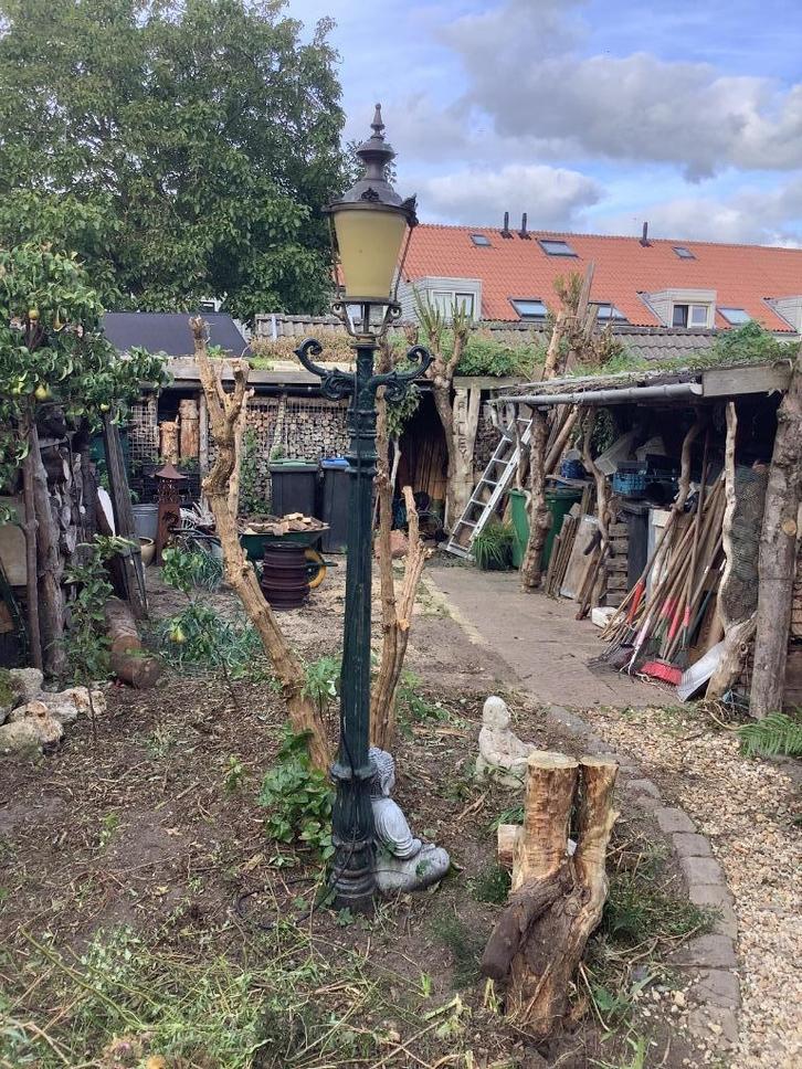 Ouderwetse straatlantaarn, Tuin en Terras, Buitenverlichting, Gebruikt, Overige typen, 50 tot 250 watt, Netvoeding, Ophalen