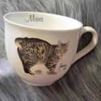 Francien katten koffie kopje., Huis en Inrichting, Keuken | Servies, Ophalen of Verzenden, Porselein, Overige stijlen, Kop(pen) en/of Schotel(s)