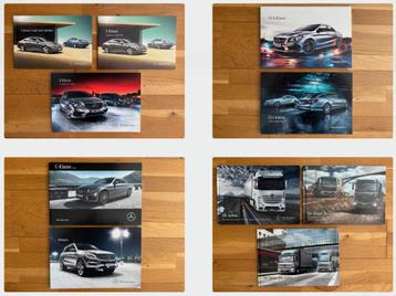 10 x Mercedes brochures beschikbaar voor biedingen