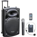 Portable Speaker set Ibiza Sound 15VHF-BT / Skytec SP1500A, Overige typen, Zo goed als nieuw, 120 watt of meer, Ophalen
