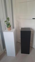 Nieuwe Strakke MDF zuil  25x25 x78 cm in wit en zwart., Huis en Inrichting, Woonaccessoires | Zuilen en Pilaren, Ophalen of Verzenden