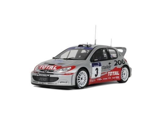 Peugeot 206 WRC Tour de Corse 2002 OTTO MOBILE 1/18 OT1085, Hobby en Vrije tijd, Modelauto's | 1:18, Nieuw, Auto, OttOMobile, Verzenden