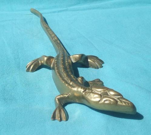 JAREN 1920 KOPEREN HAGEDIS MET LANGE STAART, Antiek en Kunst, Curiosa en Brocante, Verzenden