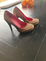 Glitter pumps maat 37/38, Jumex, Ophalen of Verzenden, Zo goed als nieuw, Pumps