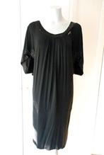 liu jo black embellished long party tunic dress jurk | m-l, Maat 38/40 (M), Verzenden, Zwart, Nieuw