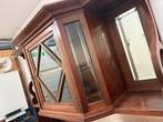 Klassieke oude buffetkast massief hout met glas, Ophalen