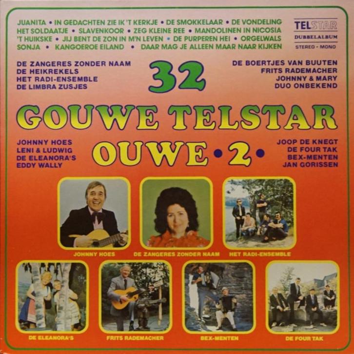 32 Gouwe Telstar Ouwe -2-  Originele Dubbel LP Nieuw, Cd's en Dvd's, Vinyl | Nederlandstalig, Nieuw in verpakking, Levenslied of Smartlap