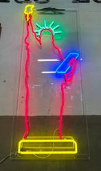 Grote vintage USA Neon, 1994 Ricci Trafo 150 cm, Reclamebord, Ophalen