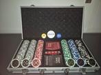 Pokerset 300 chips met waardeopdruk!!.., Hobby en Vrije tijd, Gezelschapsspellen | Kaartspellen, Ophalen, Nieuw