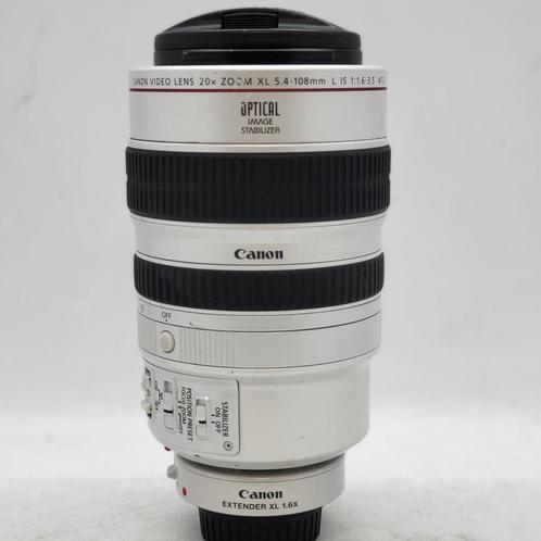 Canon Extender XL 1.6x 20x Zoom XL 5.4-108MM Video Lens - In, Audio, Tv en Foto, Fotografie | Lenzen en Objectieven, Zo goed als nieuw