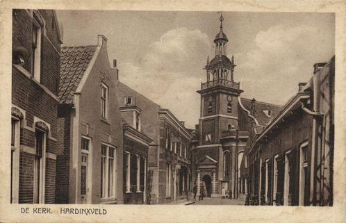 De Kerk. Hardinxveld - 1927 gelopen, Verzamelen, Ansichtkaarten | Nederland, Gelopen, Utrecht, 1920 tot 1940, Ophalen of Verzenden